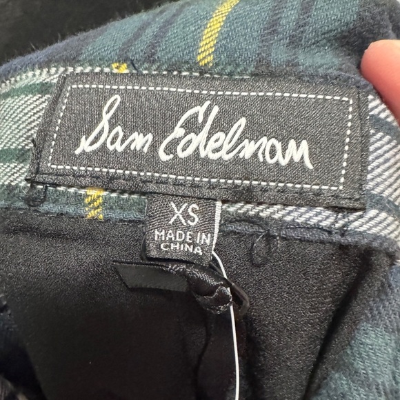 Sam Edelman Split Chiffon-Back Shirt - Picture 9 of 16